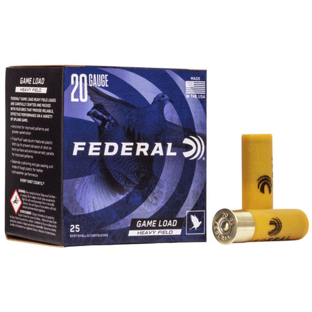 Federal H2027.5 Game-Shok Heavy Field 20 Gauge 2.75" 1oz 7.5 Shot 1165 fps 029465006877