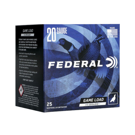 Federal H2585 Game-Shok High Brass 20 Gauge 3" 1-1/4oz 5 Shot 1300 fps 604544678185