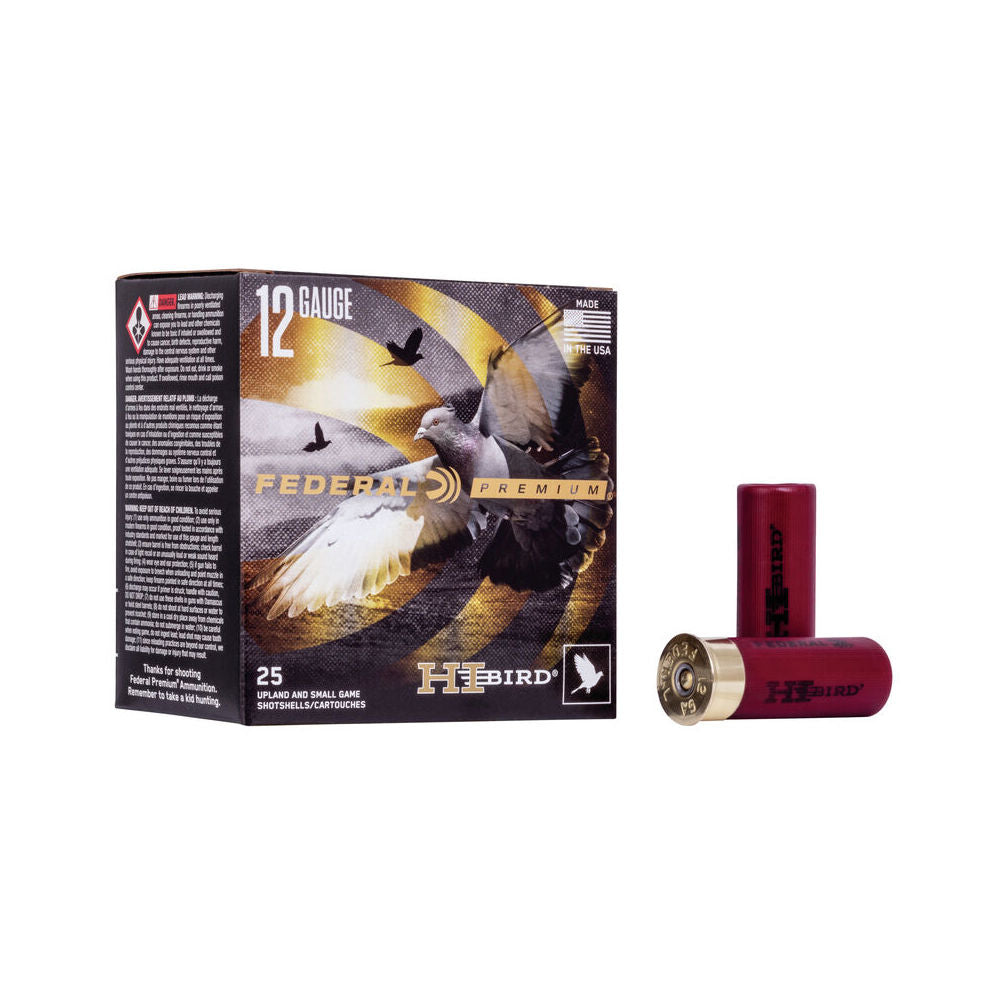 Federal HVF127.5 Premium Hi-Bird 12 Gauge 2.75" 1-1/8oz 7.5 Shot 1275 fps 604544620696