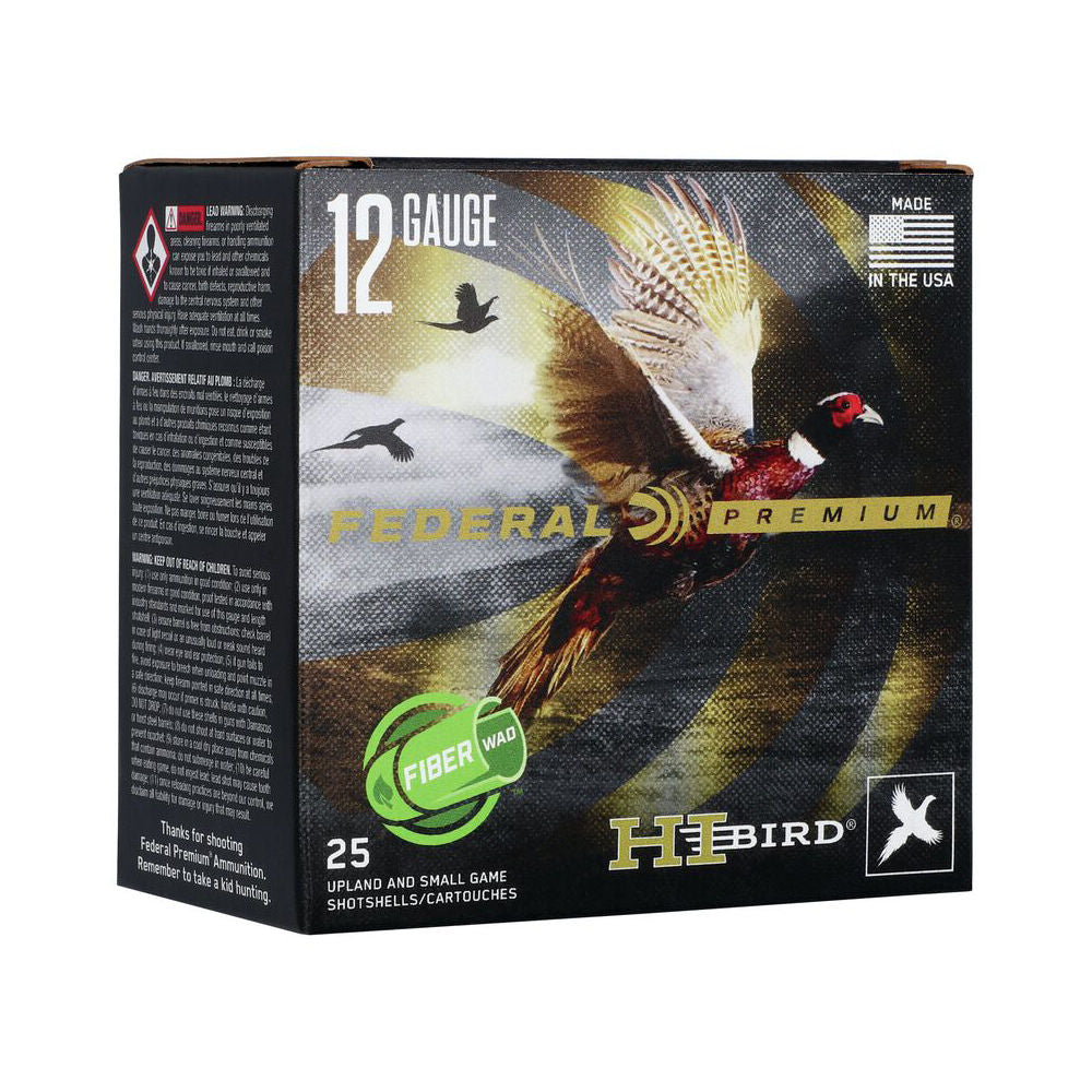 Federal HVF12HW5 Federal Premium Hi-Bird 12 Gauge 2.75" 1-1/4oz 5 Shot  604544688771