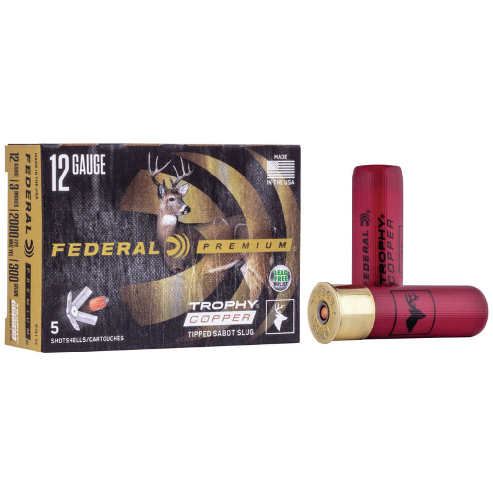 Federal 20 Gauge Shotgun Ammo Freight Train Sabot Slug 3 in 11/16 oz Slug