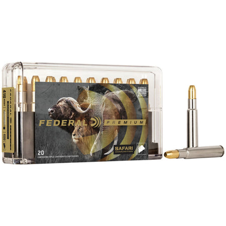 Federal .416 Rigby Cape-Shok 400 grain Woodleigh Hydro Solid ammunition