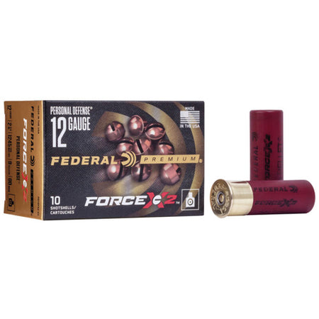 Federal PD12FX200 Premium Force X2 12 Gauge 2.75"  00 Buck Shot 1245 fps 604544661262