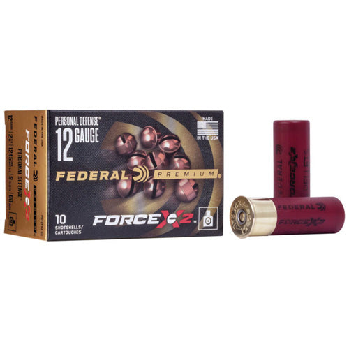 Federal PD12FX200 Premium Force X2 12 Gauge 2.75"  00 Buck Shot 1245 fps 604544661262