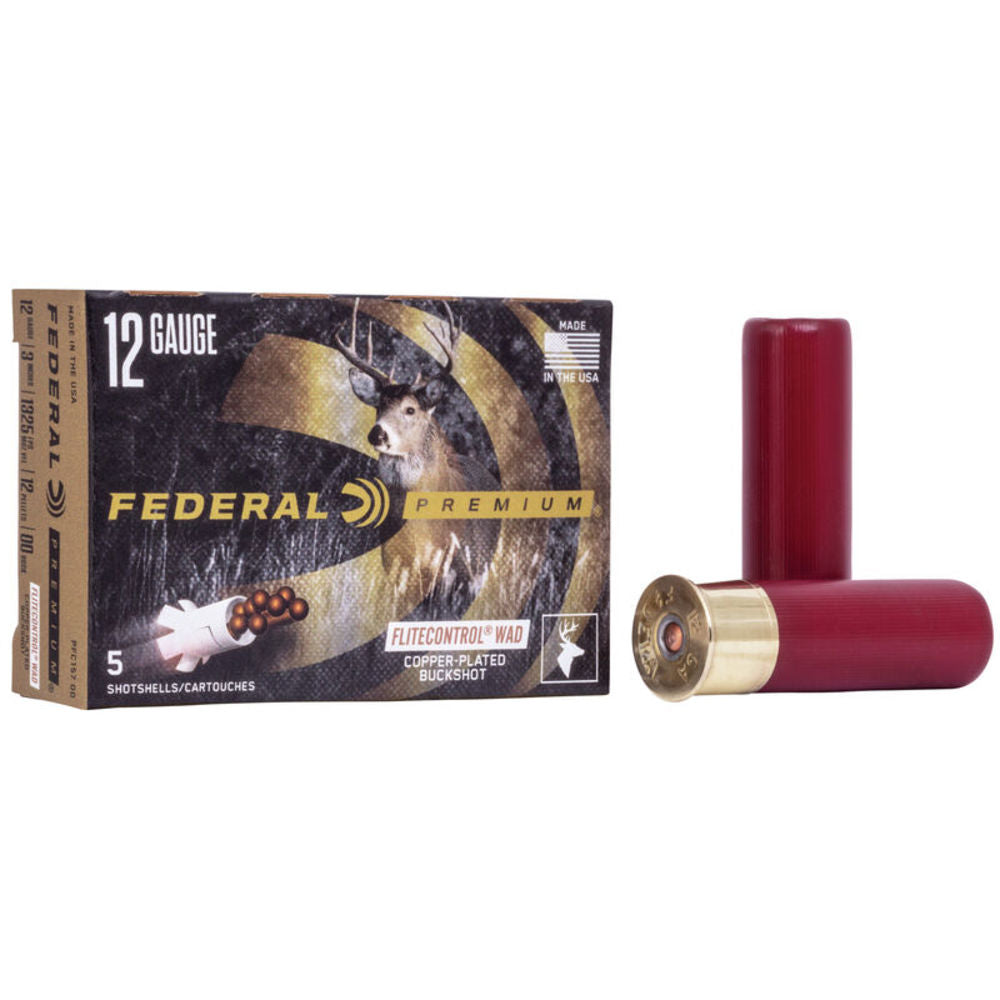 Federal PFC15700 Premium Vital-Shok 12 Gauge 3"  00 Buck Shot 1325 fps 029465025724