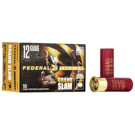 Federal PFCX156F5 Premium Grand Slam 12 Gauge 2.75" 1-1/2oz 5 Shot 1200 fps 604544628098