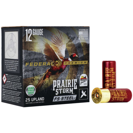 Federal PFSX147FS3 Premium Prairie Storm FS 12 Gauge 2.75" 1-1/8oz 3 Shot 1600 fps 604544626674