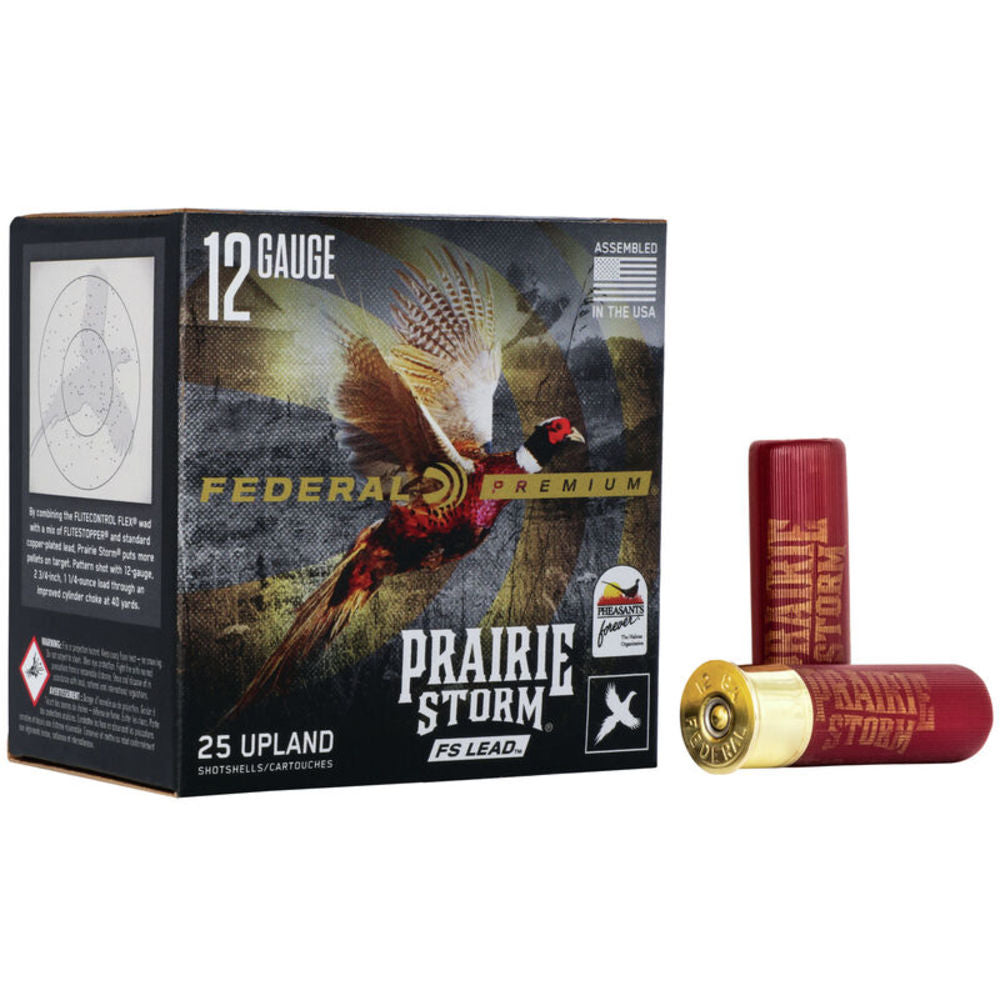 Federal PFX129FS6 Premium Prairie Storm FS 12 Gauge 3" 1-5/8oz 6 Shot 1350 fps 604544626469