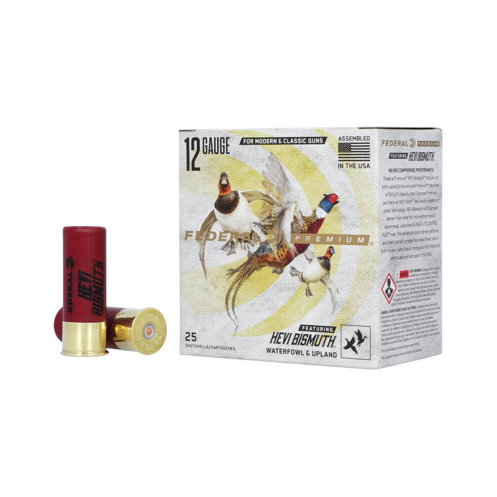 Federal PHBX1443 Premium HEVI-Bismuth 12 Gauge 2.75" 1-1/4oz 3 Shot 1350 fps 604544687446