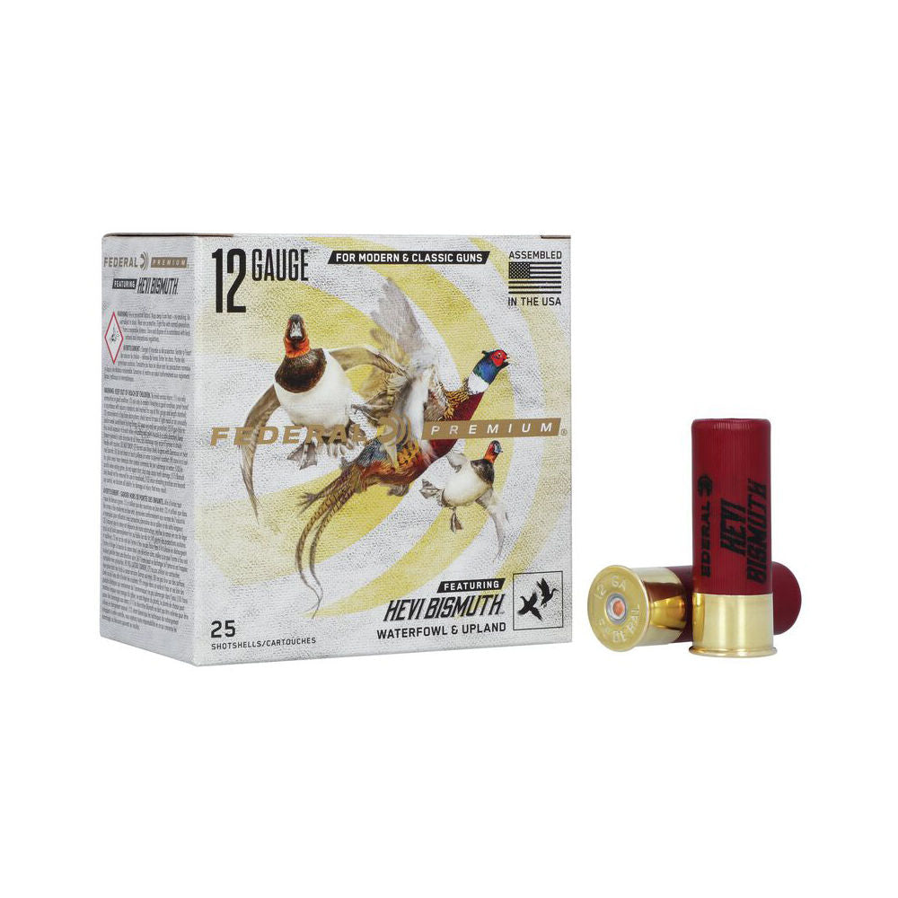 Federal PHBX1444 Premium HEVI-Bismuth 12 Gauge 2.75" 1-1/4oz 4 Shot 1350 fps 604544687514