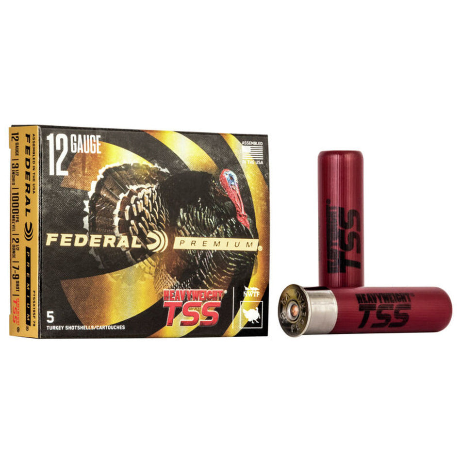 Federal PTSSX195F79 Premium Turkey Heavyweight TSS 12 Gauge 3.5" 21/2oz  1000 fps 604544647440