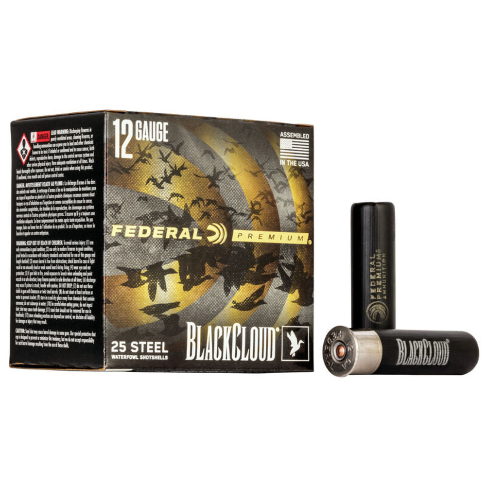 Federal 12 Gauge Shotgun Ammo Premium Black Cloud FS 3.5 in 1-1/2 oz #4