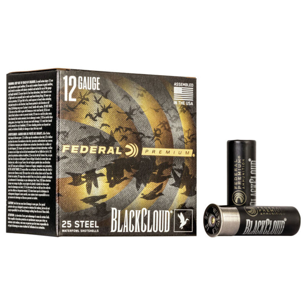 Federal 12 Gauge Shotgun Ammo Premium Black Cloud FS 3 in 1-1/4 oz BBB