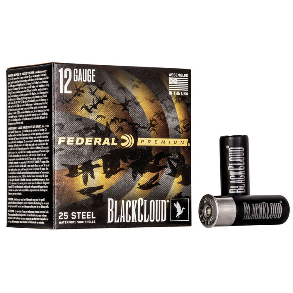 Federal PWBX1473 Black Cloud FS 12 Gauge 2.75" 1-1/8oz 3 Shot 1500 fps 604544623079