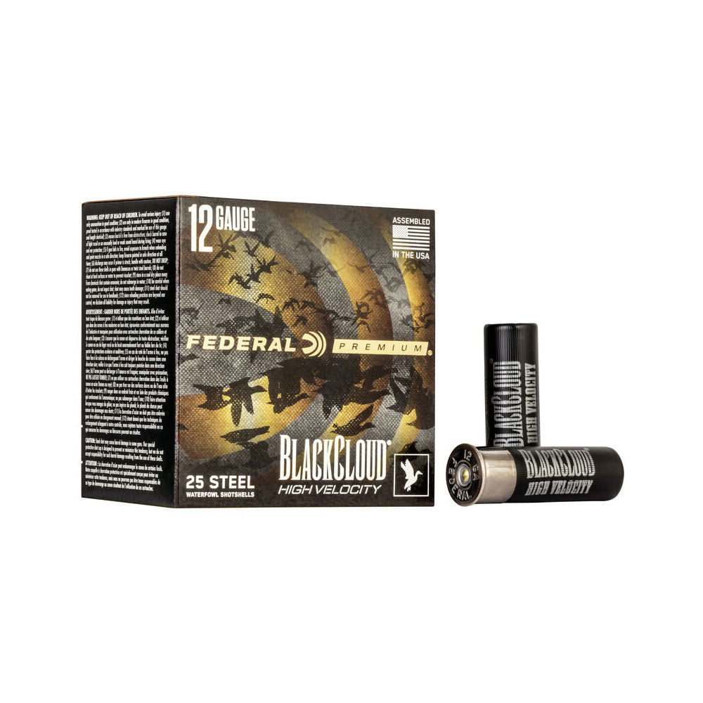 Federal PWBXH143BB Black Cloud FS High Velocity 12 Gauge 3" 1-1/8oz BB 1635 fps 604544623383