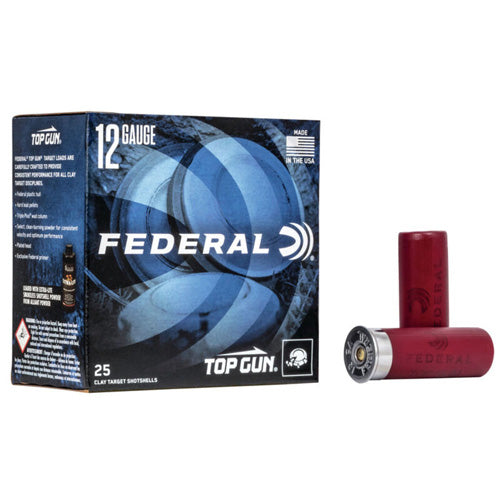 Federal 12 Gauge Shotgun Ammo Top Gun 2.75 in 7/8 oz #8