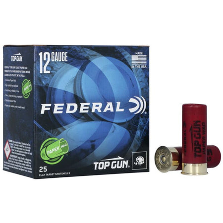 Federal TG12W75 Top Gun Paper Wad 12 Gauge 2.75" 1-1/8oz 7.5 Shot 1200 fps 604544673142