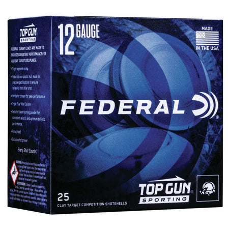 Federal TGSH128 Top Gun Sporting 12 Gauge 2.75" 1oz 8 Shot 1300 fps 604544652482