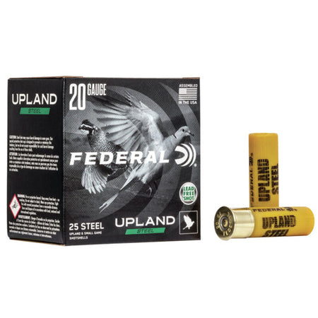 Federal USH206 Upland Field & Range 20 Gauge 2.75" 3/4oz 6 Shot 1500 fps 604544644159