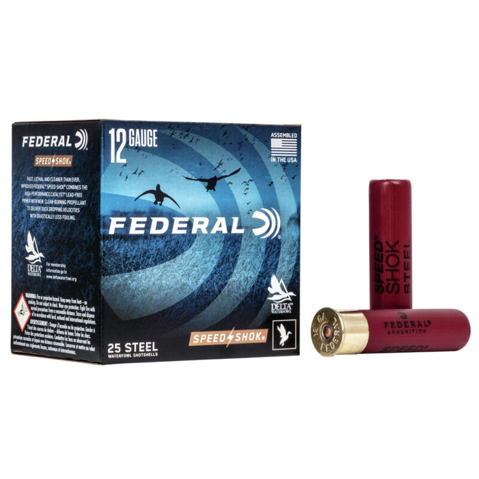 Federal WF1332 Speed-Shok Waterfowl 12 Gauge 3.5" 1-3/8oz 2 Shot 1550 fps 029465023690