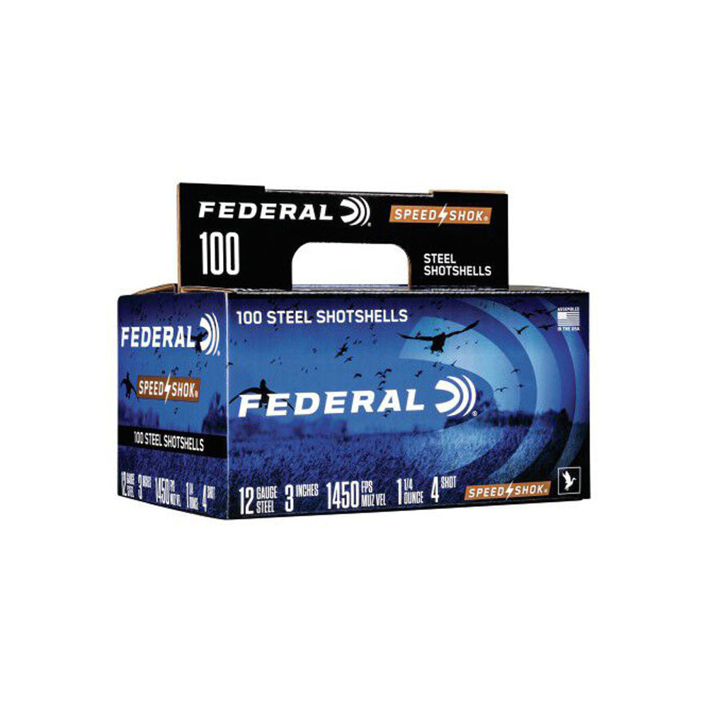 Federal WF1421004 Speed-Shok Waterfowl 12 Gauge 3" 1-1/4oz 4 Shot 1450 fps 604544651522