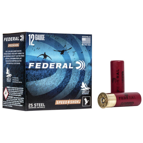 Federal WF1432 Speed-Shok Waterfowl 12 Gauge 3" 1-1/8oz 2 Shot 1550 fps 029465023881