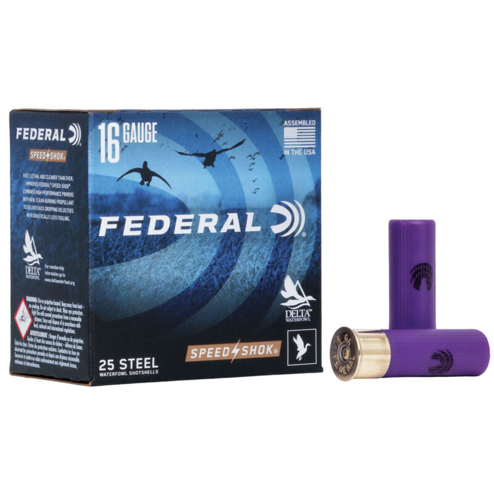 Federal 16 Gauge Shotgun Ammo Speed-Shok 2.75 in 15/16 oz #4