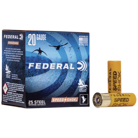 Federal WF2087 Speed-Shok Waterfowl 20 Gauge 2.75" 3/4oz 7 Shot 1425 fps 029465023843