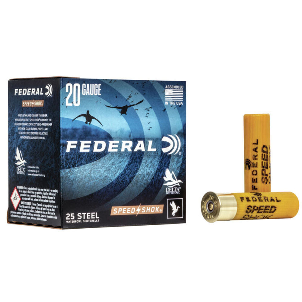 Federal WF2094 Speed-Shok Waterfowl 20 Gauge 3" 7/8oz 4 Shot 1500 fps 604544628272