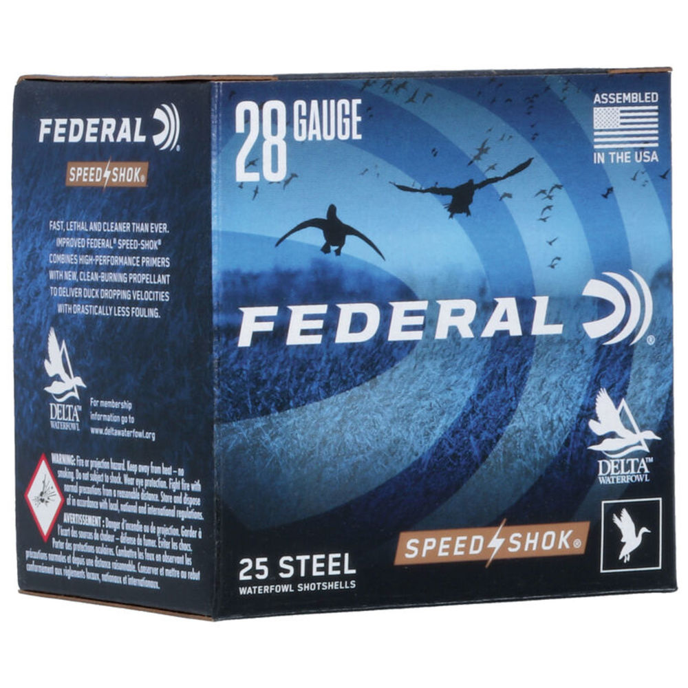 Federal WF2836 Speed-Shok Waterfowl 28 Gauge 2.75" 5/8oz 6 Shot 1350 fps 604544628203