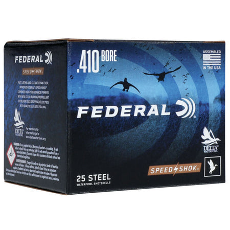 Federal .410 Bore Shotgun Ammo Speed-Shok 3 in 3/8 oz #6