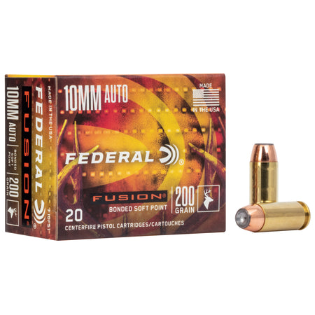Federal Fusion Fusion Soft Point 200 Grain 10mm Auto 1200 fps 604544656152