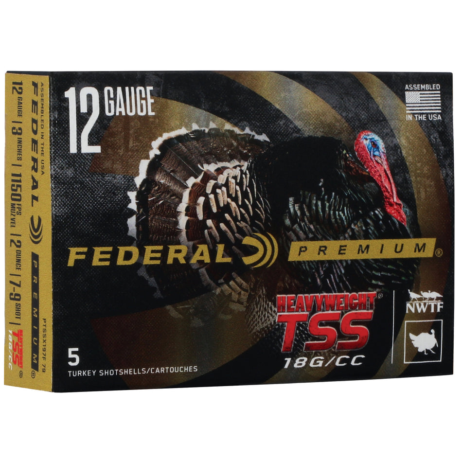 Federal PTSSX197F79 Premium Turkey Heavyweight TSS 12 Gauge 3" 2oz  1150 fps 604544670424