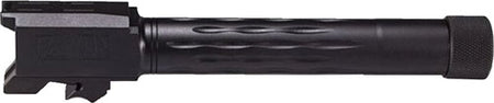 Faxon SIG P320 Compact Replacement 9mm Flame Fluted Threaded Black Barrel