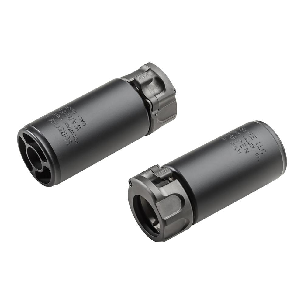 SureFire Warden Blast Regulator Fast-Attach Muzzle Device Cerakote Black