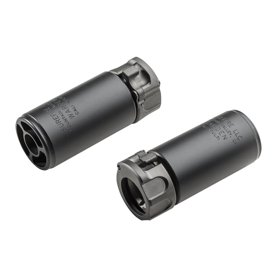 SureFire Warden Blast Regulator Fast-Attach Muzzle Device Cerakote Black