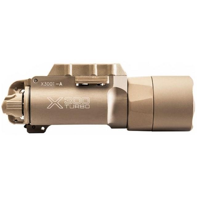 SureFire X300T-A Turbo Series Weapon Light Tan 650 Lumens Lever Latch Universal Mount