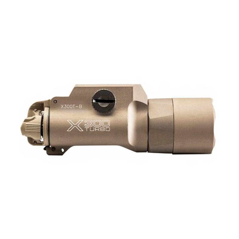 SureFire X300T-B Turbo Handgun Weapon Light 650 Lumens Tan Universal Rail