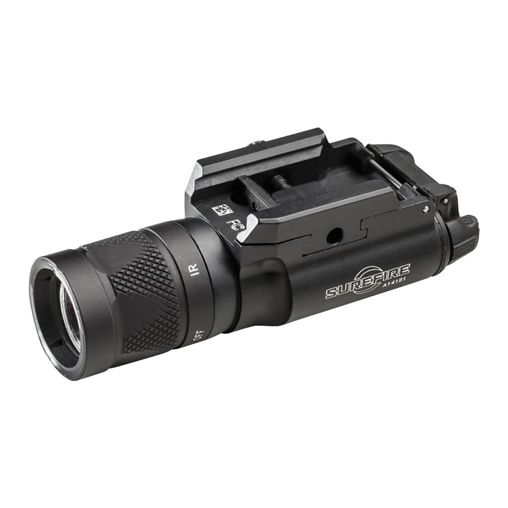 SureFire X300V-B Infrared and White LED Handgun Weapon Light 350 Lumens Black T-Slot