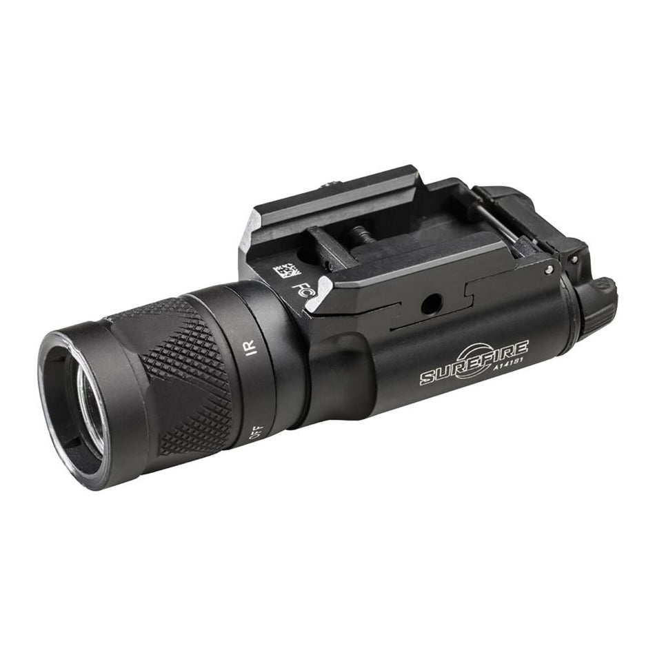 SureFire X300V-B Infrared and White LED Handgun Weapon Light 350 Lumens Black T-Slot