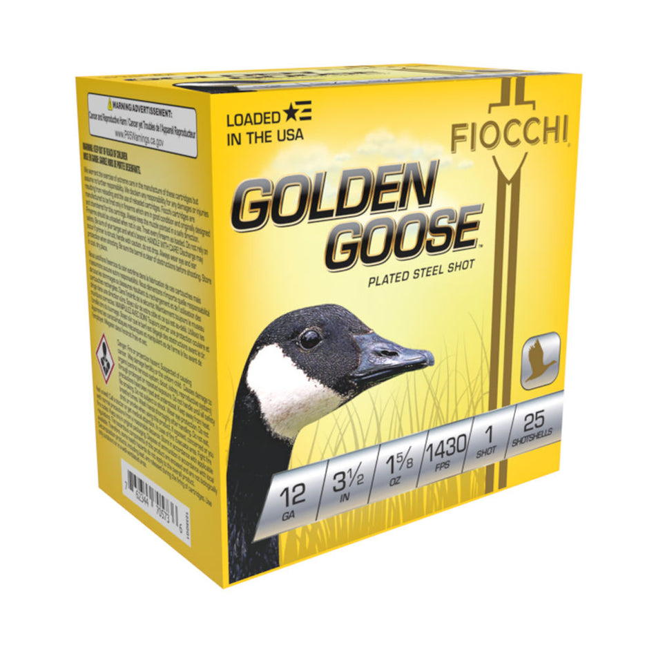 Fiocchi 12 Gauge Shotgun Ammo Golden Goose 3.5 in 1-5/8 oz #1