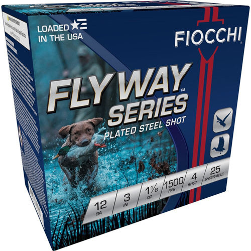 Fiocchi 12 Gauge Shotgun Ammo Flyway 3 in 1-1/8 oz #4