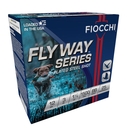 Fiocchi 12 Gauge Shotgun Ammo Flyway 3 in 1-1/8 oz BB