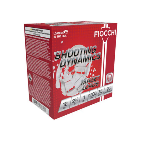 Fiocchi 12 Gauge Shotgun Ammo Shooting Dynamics 2.75 in 1 oz #9