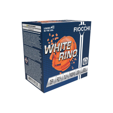 Fiocchi 12WRNO75 Exacta Target White Rino Target 12 Gauge 2.75" 1-1/8oz 7.5 Shot 1250 fps 762344701653