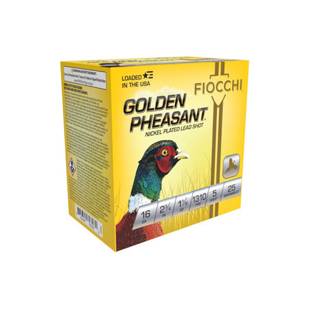 Fiocchi 16GP5 Golden Pheasant Extrema 16 Gauge 2.75" 1-1/8oz 5 Shot 1310 fps 762344703282