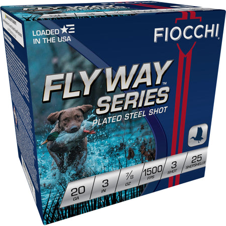 Fiocchi 203ST3 Flyway Waterfowl 20 Gauge 3" 7/8oz 3 Shot 1500 fps 762344703022
