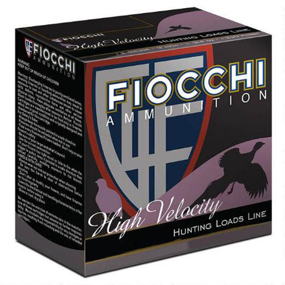 Fiocchi 28 Gauge Shotgun Ammo Field Dynamics High Velocity Upland Game Load 3 in 1 oz #7.5
