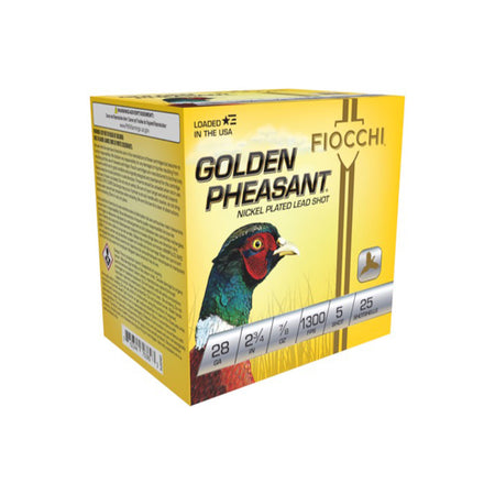 Fiocchi 28GP5 Golden Pheasant Extrema 28 Gauge 2.75" 7/8oz 5 Shot 1300 fps 762344703893
