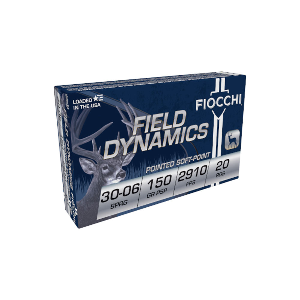 Fiocchi Field Dynamics .30-06 Springfield 150 Gr JSP